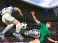 une photo d'Ã©cran de Captain Tsubasa sur Sony Playstation 2